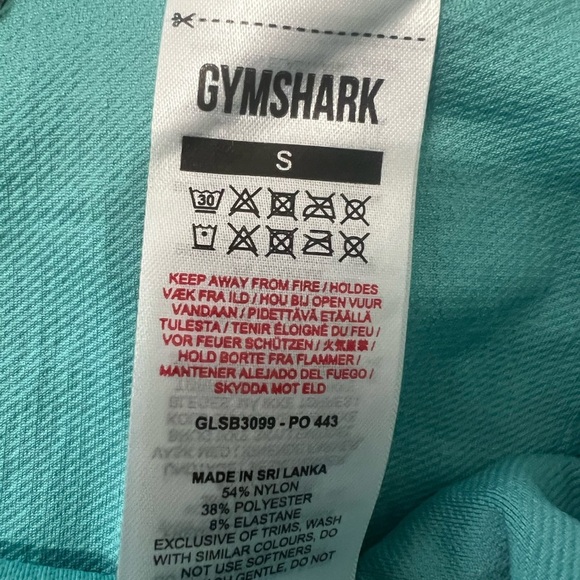 Gymshark Mint Blue Ultra Seamless Sports Bra - Picture 7 of 7